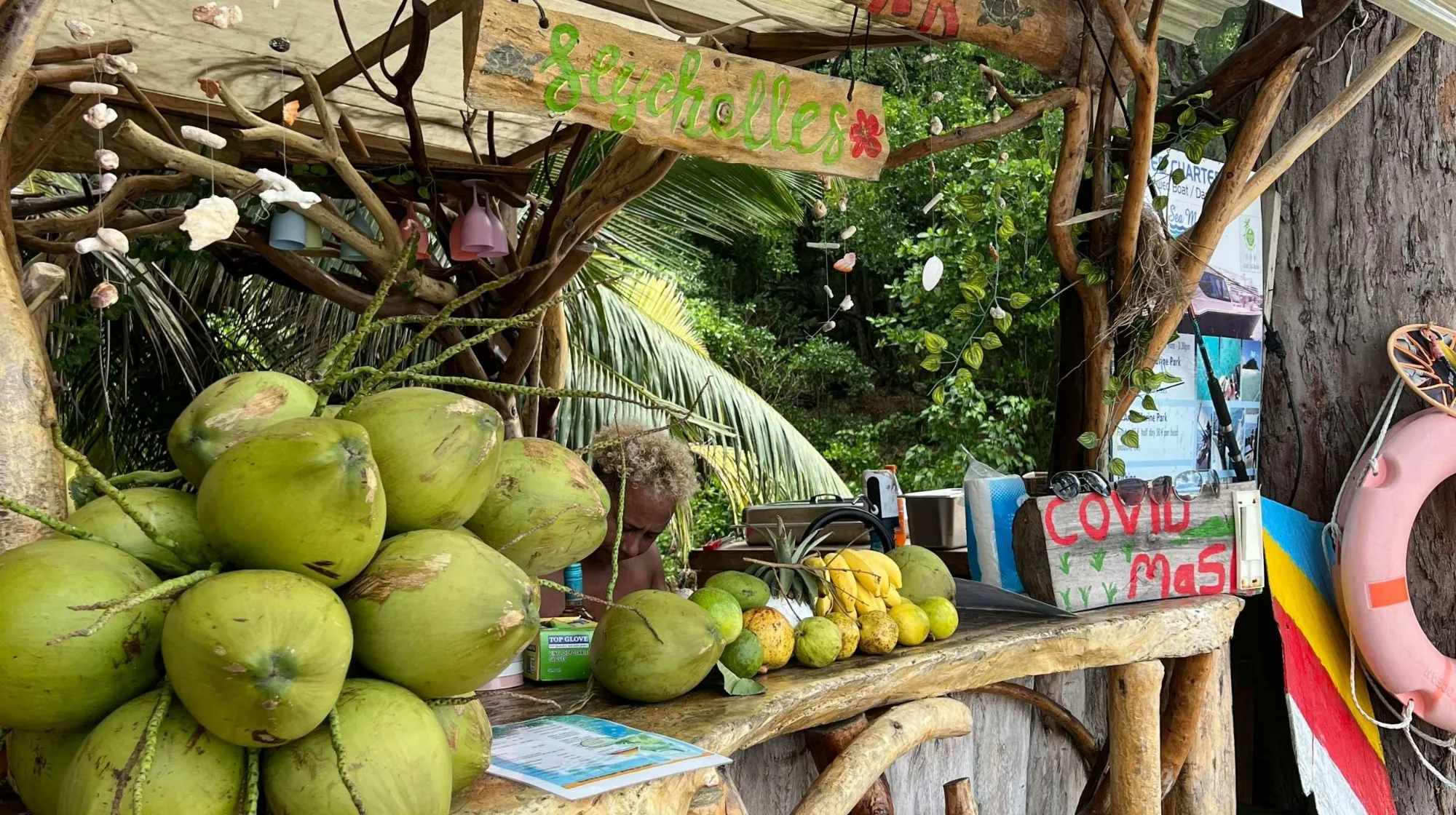 marché local aux seychelles lors d'un voyage culturel