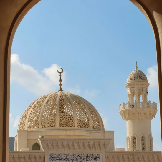 vue de la mosquée a muscat oman